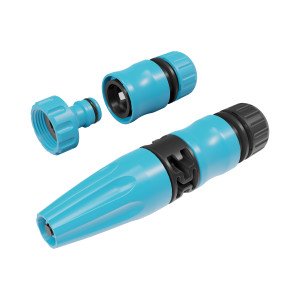 Adjustable hose nozzle set BASIC 1/2" - 5/8"