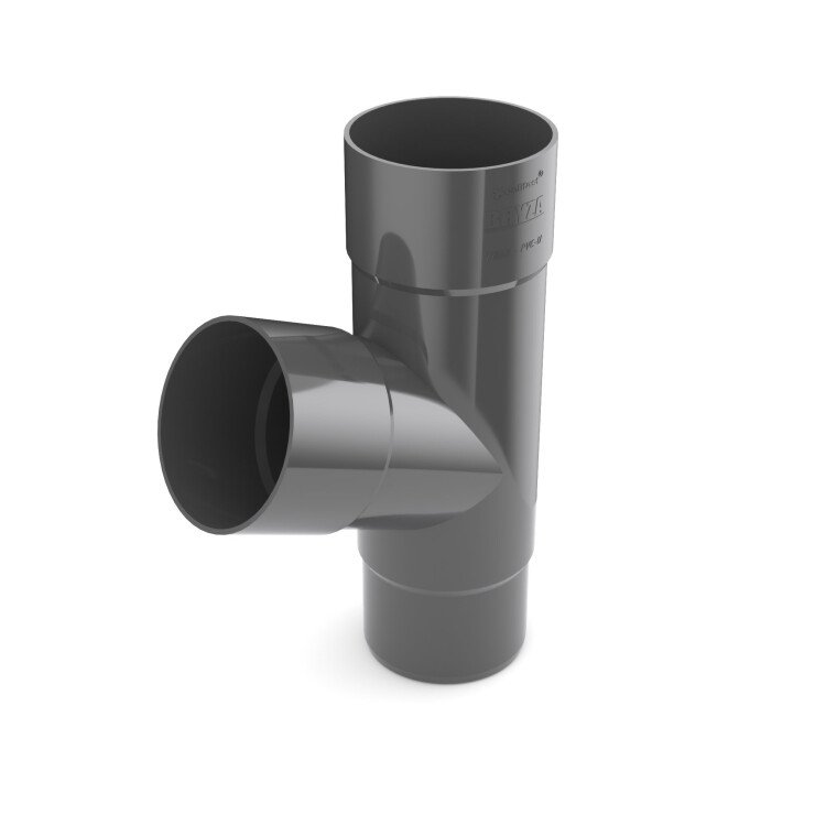 BRYZA PVC T-pipe 110/110/110 mm graphite