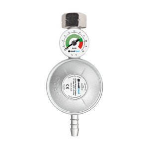 Gas pressure reducing valve & pressure gauge