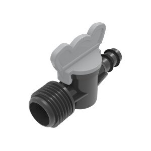 Valve with a male thread connector HYDRO™ 16 mm (5/8") / G3/4"