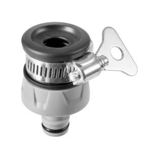 Multi-purpose tap connector with a clamping ring IDEAL™ 15 - 19 mm